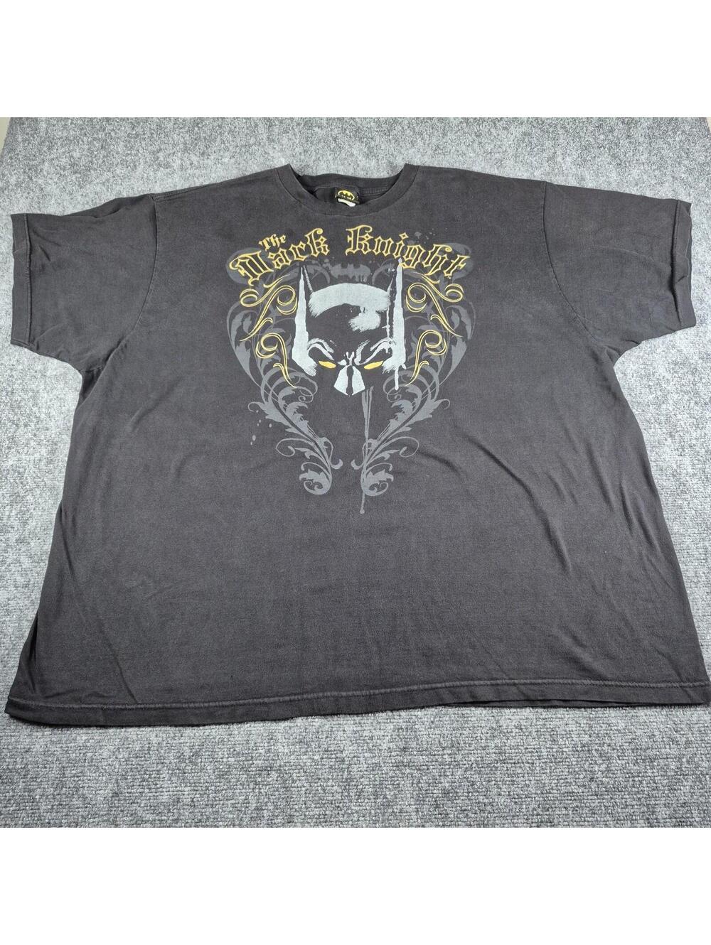 Vintage The Dark Knight Batman Shirt Mens 2XL XXL Movie Promo DC Comics 2008 Y2K